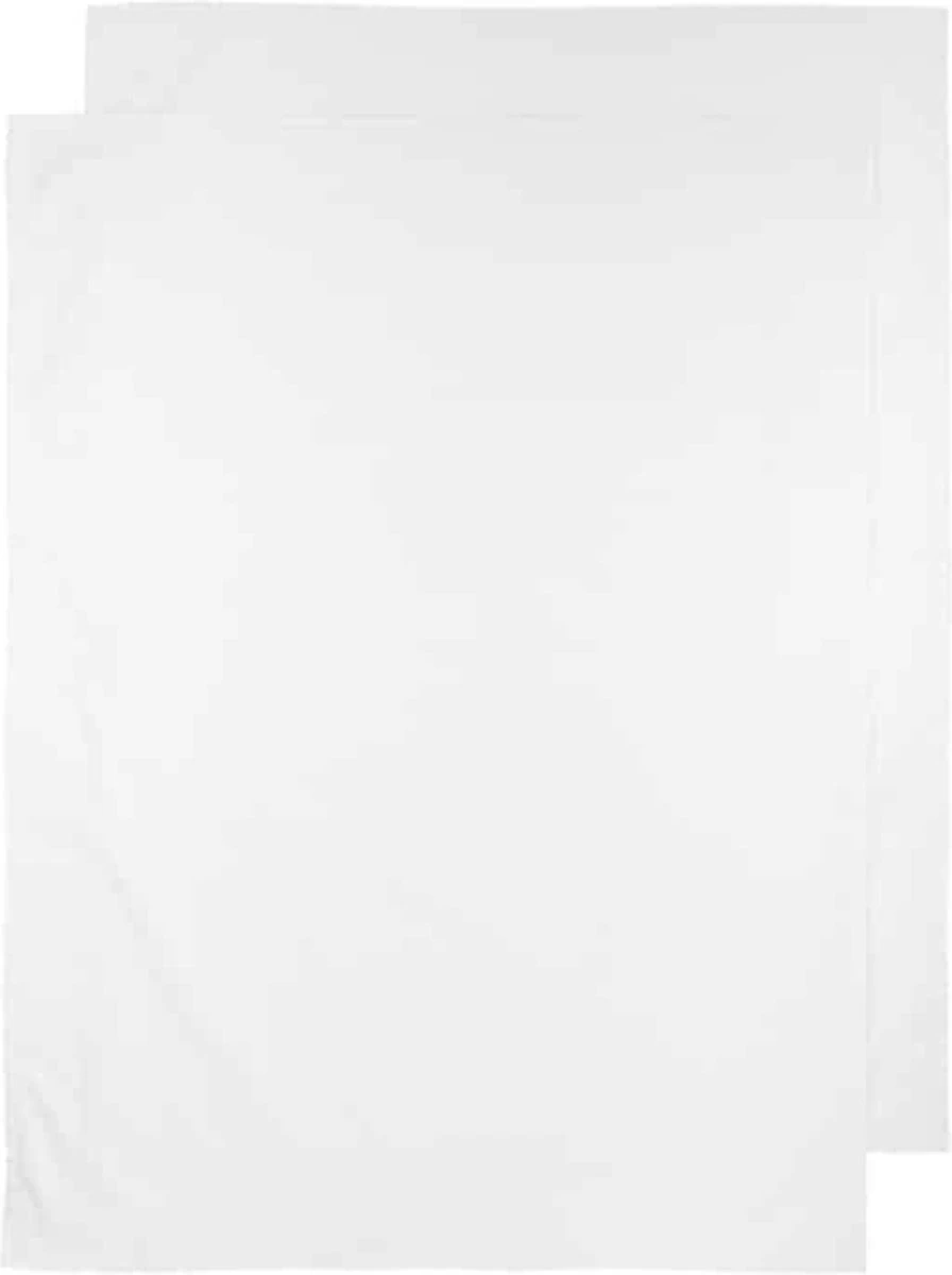 Meyco Uni wieglaken - 2-pack - white - 75x100cm Meyco Uni Wieglaken - 2-pack - White - 75x100cm -Winkel voor babyproducten 896x1200 5