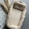 Bébélunes - Pure Beige - Babynest - Beige - 60x100cm - Inclusief Kussen