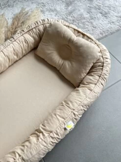 Bébélunes - Pure Beige - Babynest - Beige - 60x100cm - Inclusief Kussen -Winkel voor babyproducten 899x1200 49