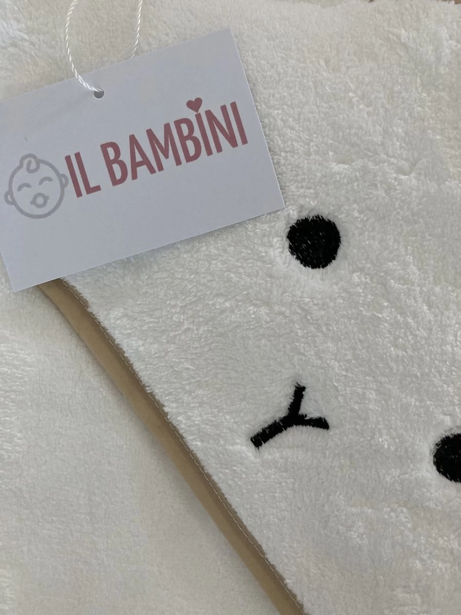 IL BAMBINI - Zachte baby badponcho - Fleece handdoek - omslagdoek - Badcape - 90x90 cm - wit IL BAMBINI - Zachte Baby Badponcho - Fleece Handdoek - Omslagdoek - Badcape - 90x90 Cm - Wit -Winkel voor babyproducten 899x1200 6