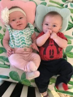 Baby IQ Orthopedisch Baby Hoofdkussen – Traagschuim – Tegen Plat Achterhoofd – Baby Kussen Plat Hoofd - Kraamcadeau – Blauw – Incl Gratis Bandana Slabber -Winkel voor babyproducten 900x1200 69