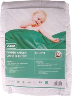 ABZ Dekbed - 100% Katoen - 100x140 Cm - Wit -Winkel voor babyproducten 908x1200 10
