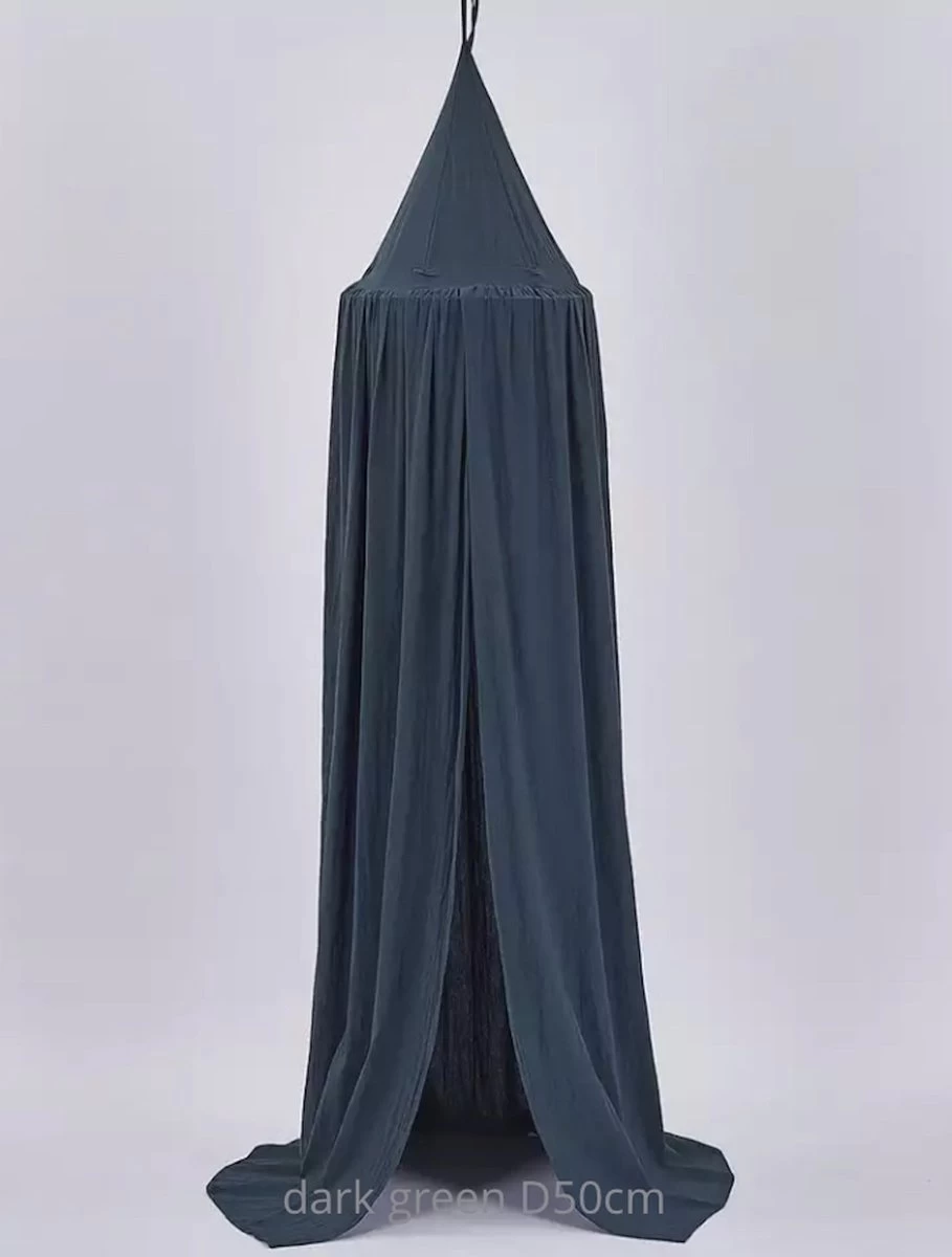 IL BAMBINI - Katoenen klamboe voor babykamer - Hemeltje voor babybedje - decoratie kinderkamer - Donkergroen IL BAMBINI - Katoenen Klamboe Voor Babykamer - Hemeltje Voor Babybedje - Decoratie Kinderkamer - Donkergroen -Winkel voor babyproducten 909x1200 12