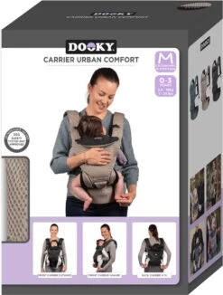 Dooky Ergonomische Draagzak Urban Comfort Beige Desert -Winkel voor babyproducten 909x1200 9