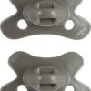 Difrax Fopspeen 0-6 Maanden Dental - Grijs/Clay - Orthodontische Speen - 2 Stuks -Winkel voor babyproducten 911x1200 4