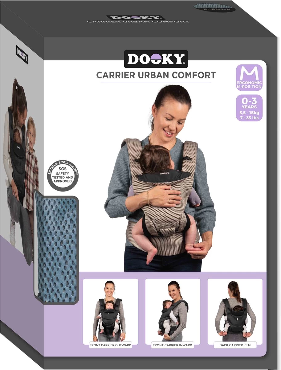 Dooky Ergonomische Draagzak Urban Comfort Green Emerald Dooky Ergonomische Draagzak Urban Comfort Green Emerald -Winkel voor babyproducten 912x1200 9