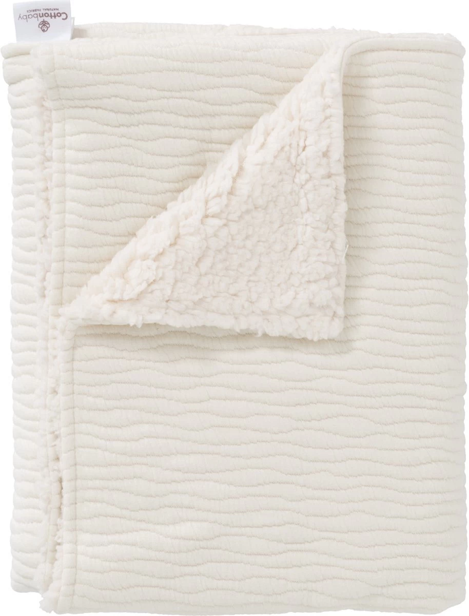 Cottonbaby - wiegdeken - Waves - room - gevoerd met teddy - 75x90 cm Cottonbaby - Wiegdeken - Waves - Room - Gevoerd Met Teddy - 75x90 Cm -Winkel voor babyproducten 914x1200 6