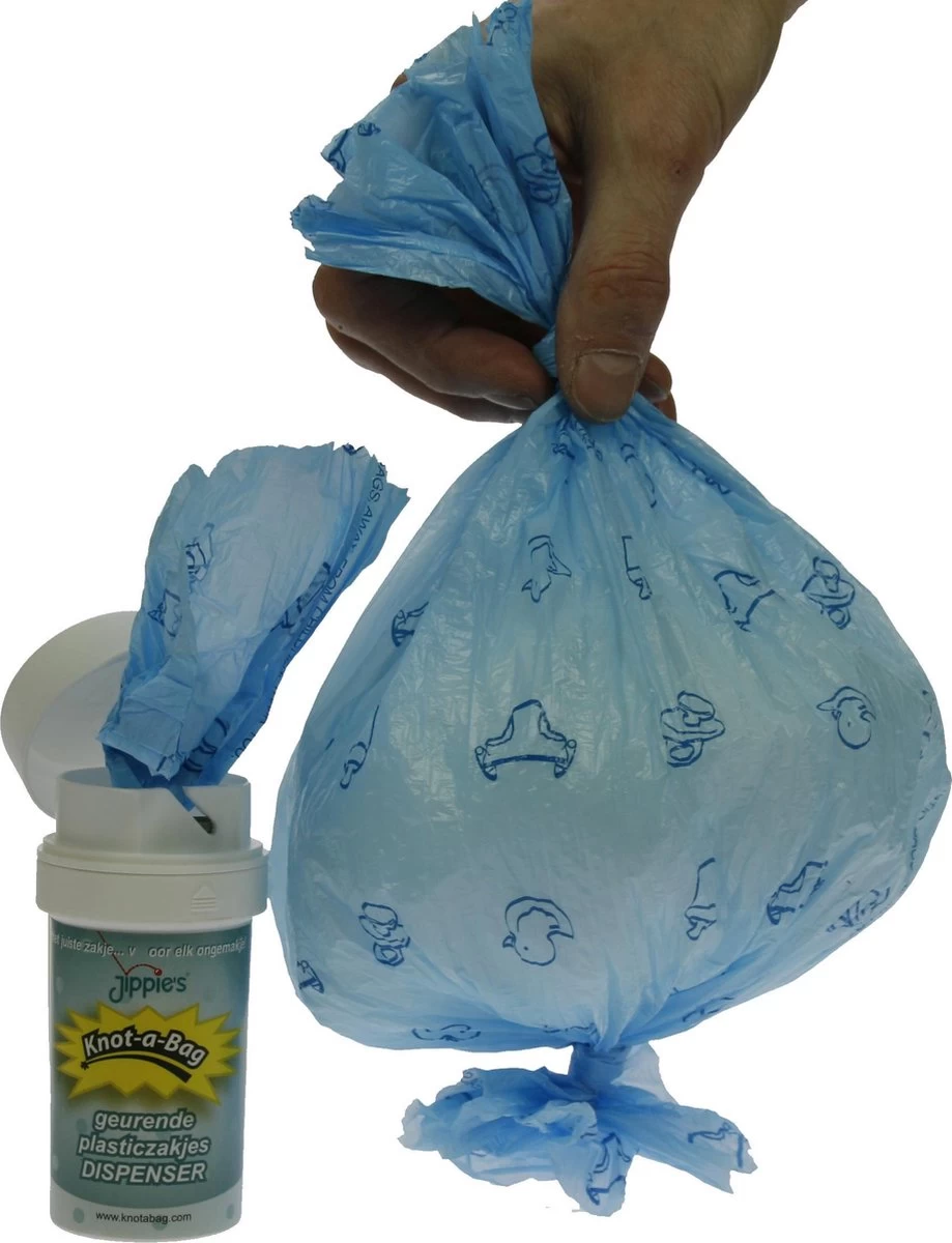 Jippie's Wegwerp Luierzakje (dispenser + navulling) - Transparant Jippie's Wegwerp Luierzakje (dispenser + Navulling) - Transparant -Winkel voor babyproducten