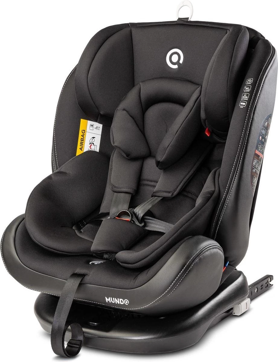 MUNDO 0-36 KG ISOFIX - 360 Graden Draaibaar Zwart MUNDO 0-36 KG ISOFIX - 360 Graden Draaibaar Zwart -Winkel voor babyproducten 921x1200 4