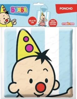 Bumba Badponcho - Poncho Met Bumba & Bumbalu (50x115 Cm) - 100% Katoen -Winkel voor babyproducten 942x1200