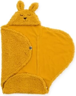 Jollein Wikkeldeken Bunny 100x105cm - Mustard 3 Jollein Wikkeldeken Bunny 100x105cm - Mustard -Winkel voor babyproducten 946x1200 2