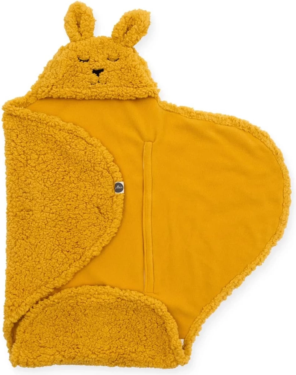 Jollein Wikkeldeken Bunny 100x105cm - Mustard Jollein Wikkeldeken Bunny 100x105cm - Mustard -Winkel voor babyproducten 946x1200 2