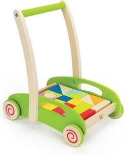 Hape Loopwagen Blokkenkar - Speelgoed 1 Jaar -Winkel voor babyproducten 968x1200 1