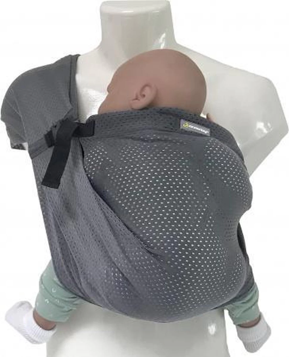 Minimonkey Mini Sling grijs - klein en fijn Minimonkey Mini Sling Grijs - Klein En Fijn -Winkel voor babyproducten 970x1200 7