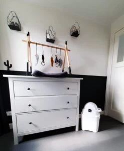 DiaperChamp One - Luieremmer - Verzorging - Luieremmers - White Black -Winkel voor babyproducten 987x1200